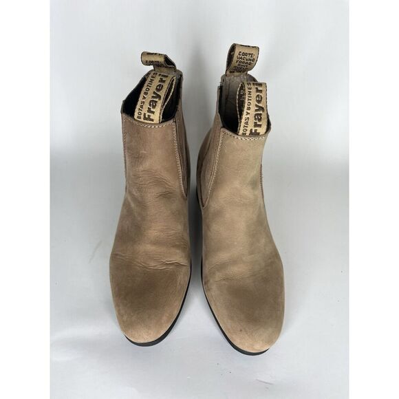 Frayeri Booties Youth Size 2 Brown Tan Suede - Picture 9 of 16